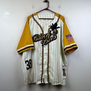 Black Bees Baseball Jersey  #38 J.C. Freeman &Son Throwback Size XXL